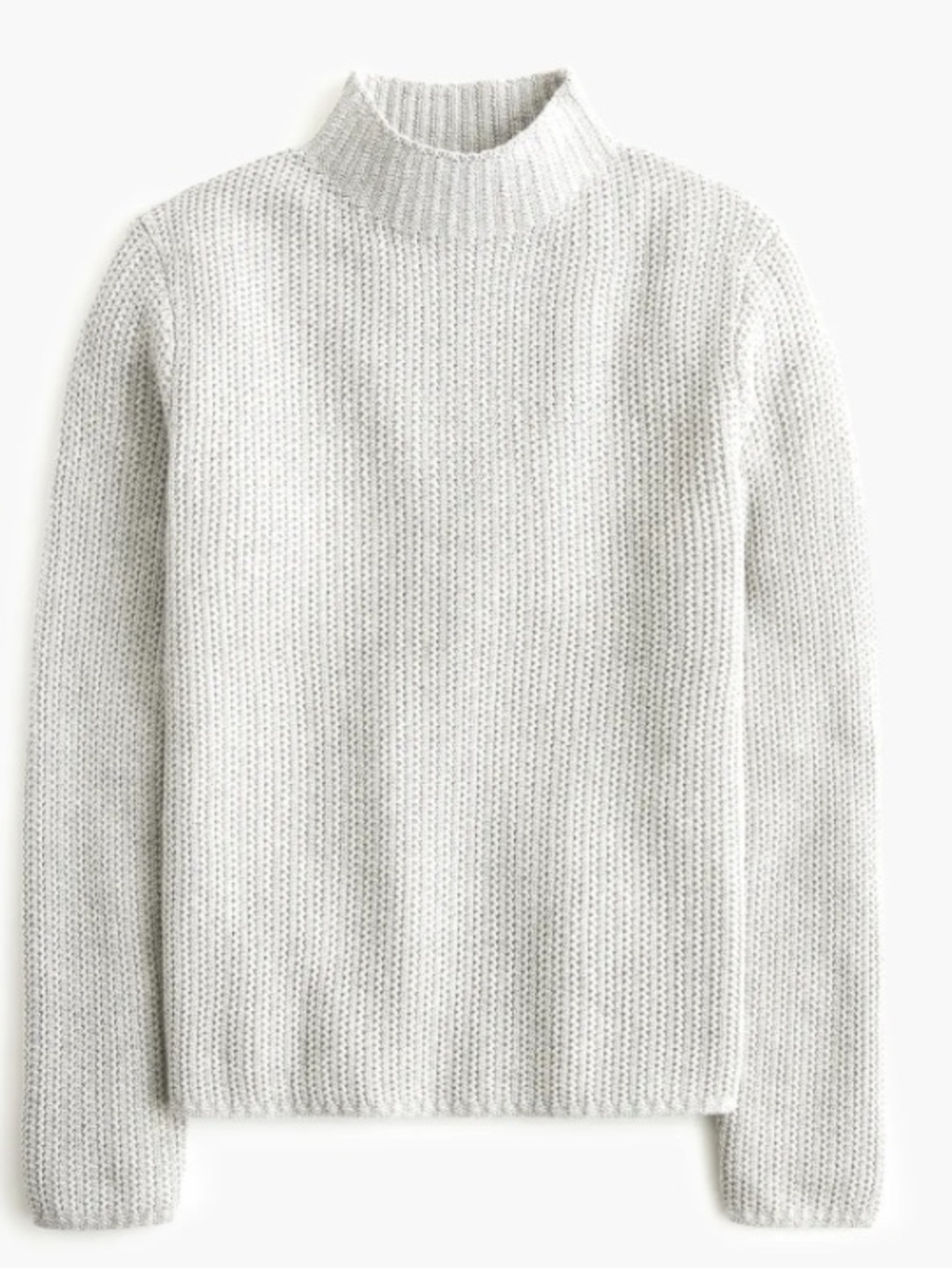 J Crew Factory Women's Cotton-blend mockneck sweater Size L